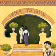Cartell estil modernista per a Vichy Catalan